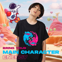 KIDS BASICS - MORTALS TEE - BLACK
