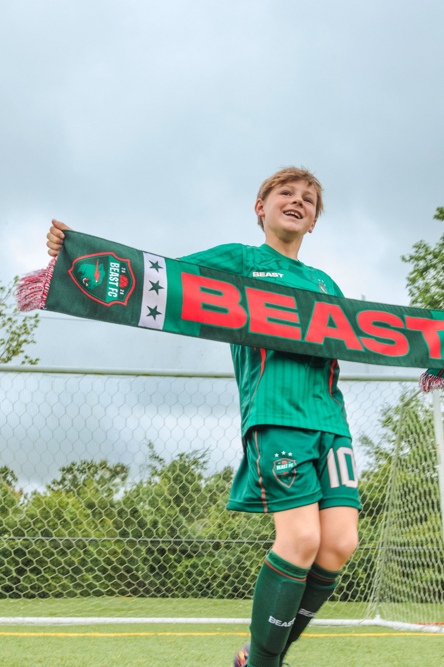 Beast FC Soccer Jersey + Shorts + Socks Kit - Green