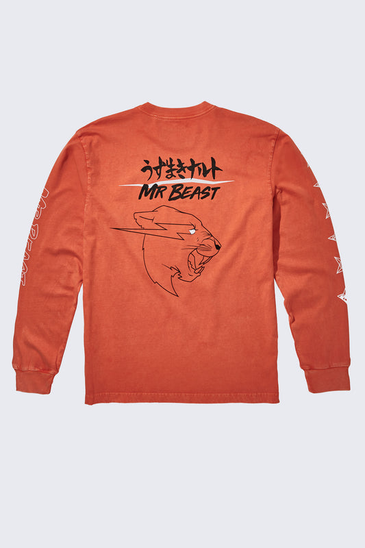 MrBeast x Naruto Senko Long Sleeve Tee