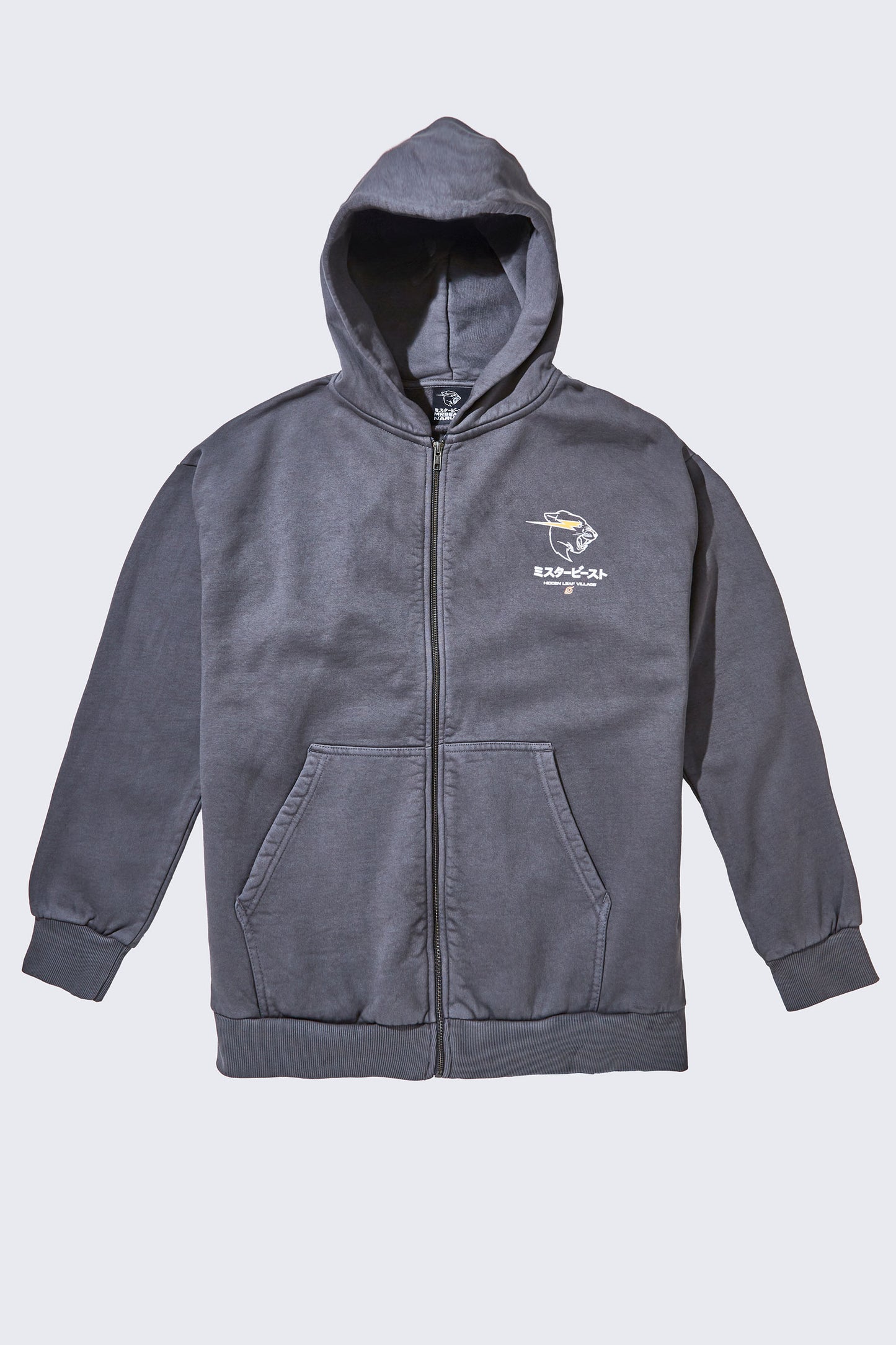 MrBeast x Naruto Shuriken Zip Hoodie