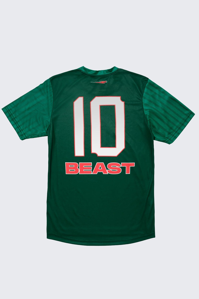 Back of jersey. Green