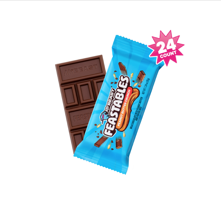Feastables Standard Size Chocolate & Cups, 24 Count