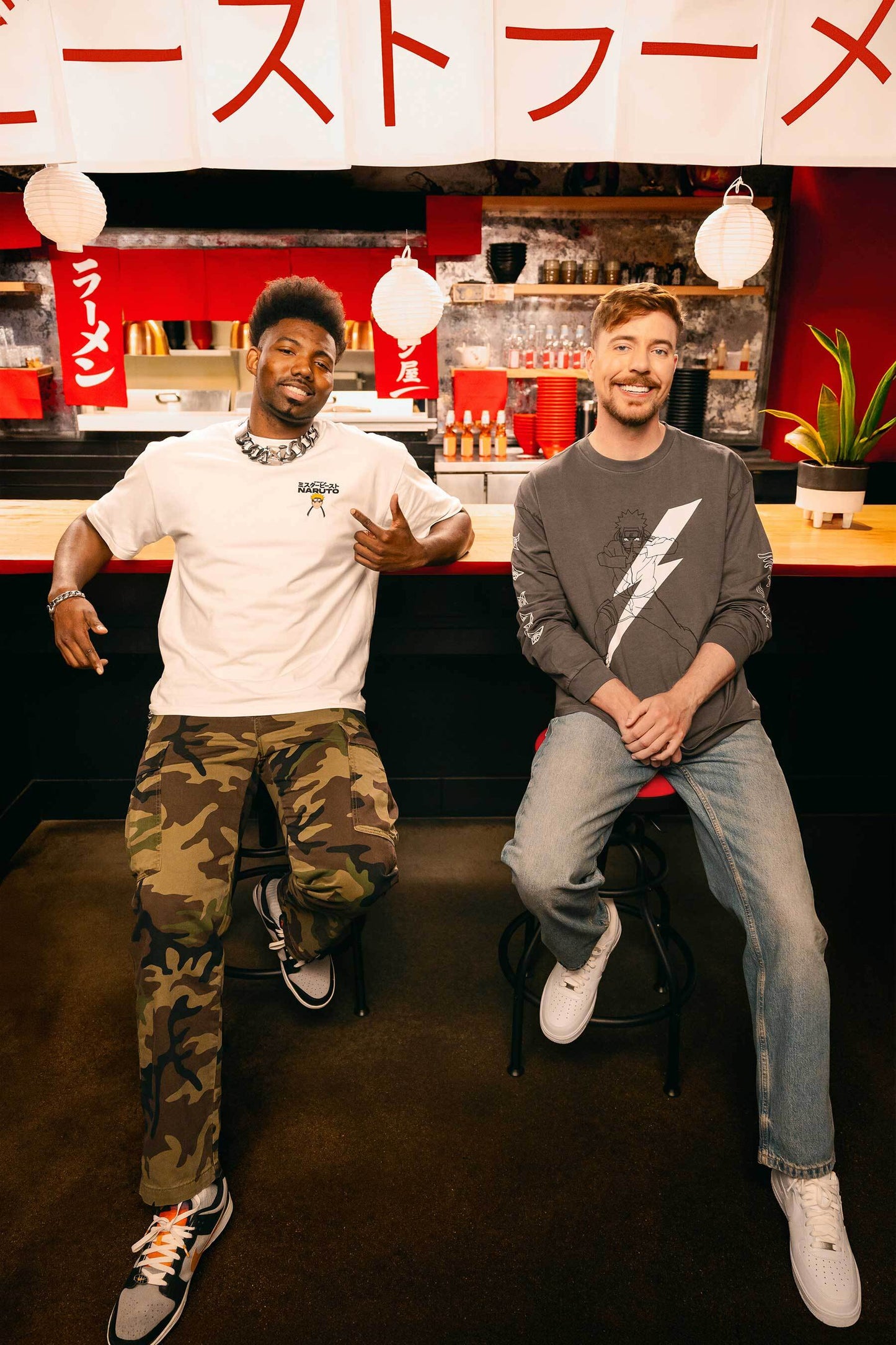 MrBeast x NARUTO Senko Long Sleeve Tee