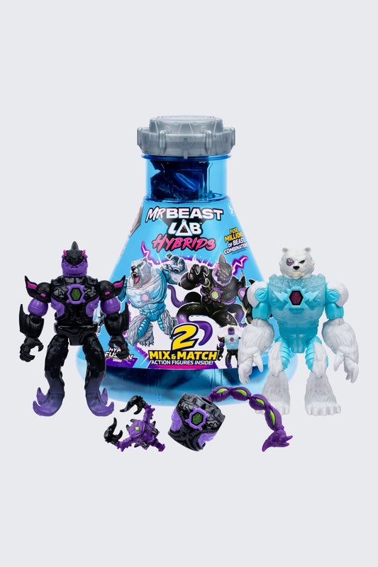 MrBeast Lab Hybrids Action Figure 2-pack – Hyper Fusion Series