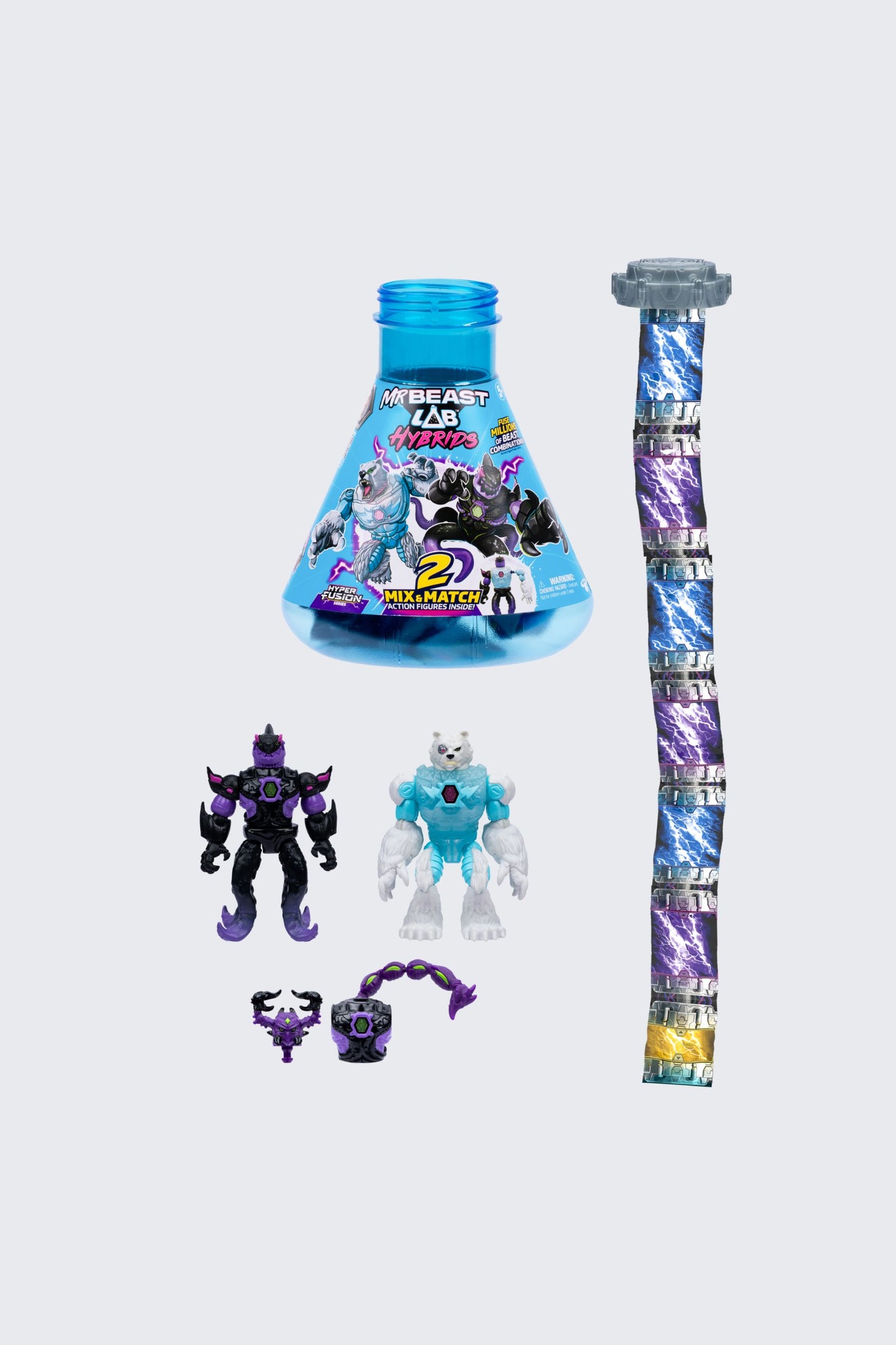 MrBeast Lab Hybrids Action Figure 2-pack – Hyper Fusion Series