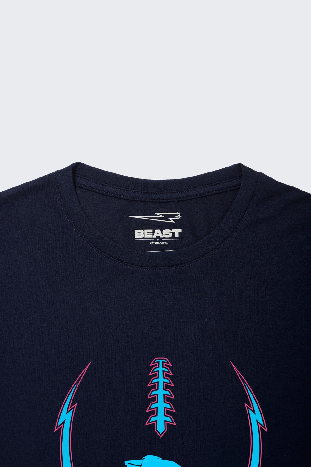 Beast Lightning Football Tee