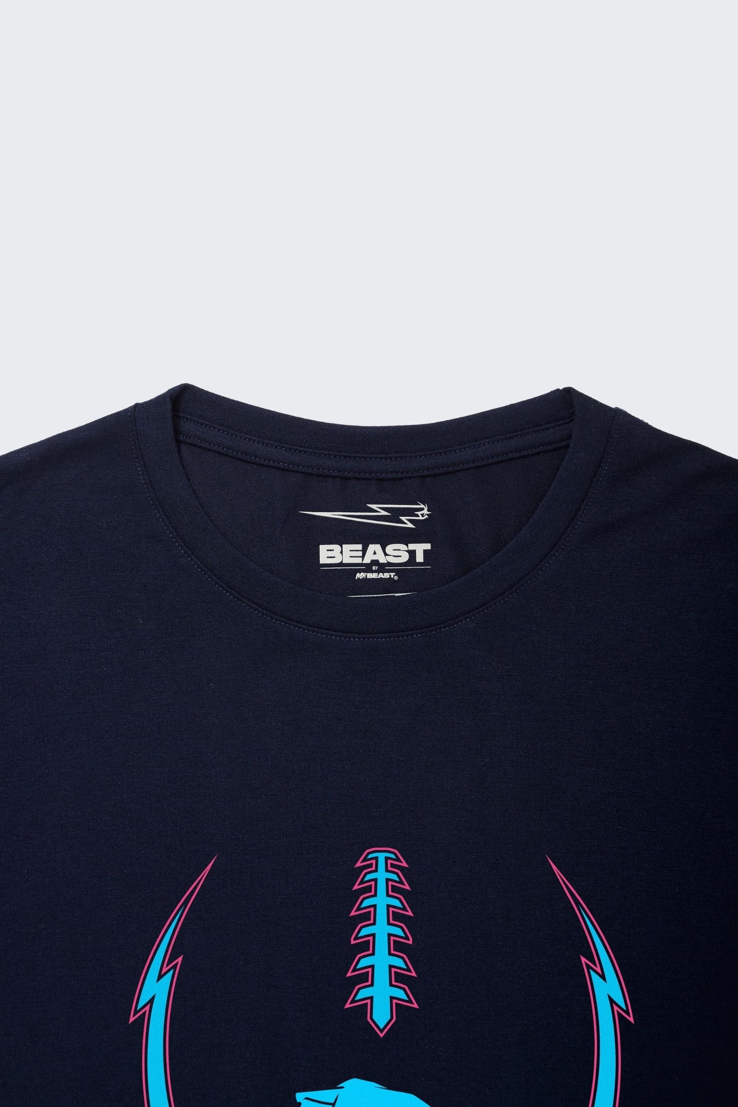 Beast Lightning Football Tee