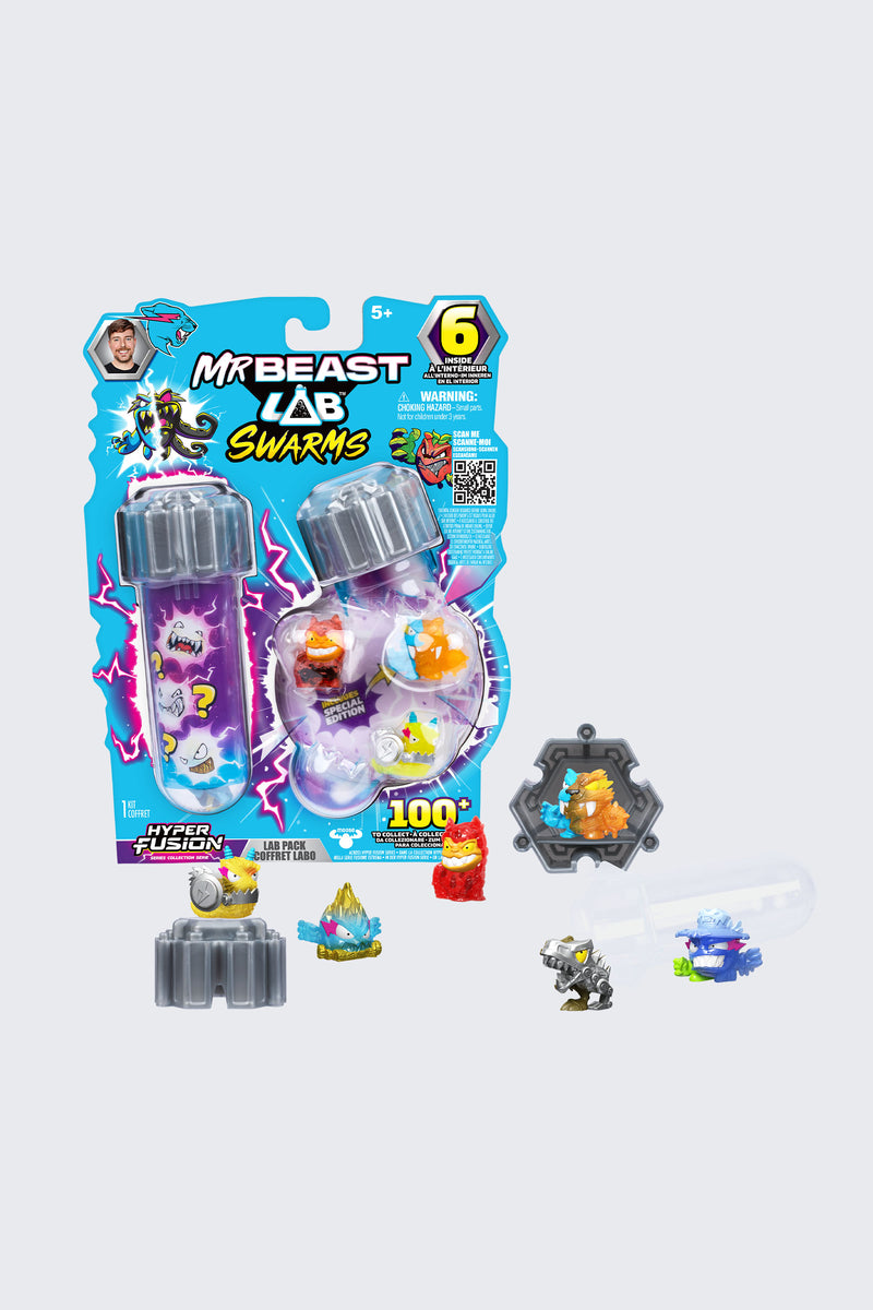 MrBeast Lab Swarms Lab Pack - Hyper Fusion Series, 6 Pack
