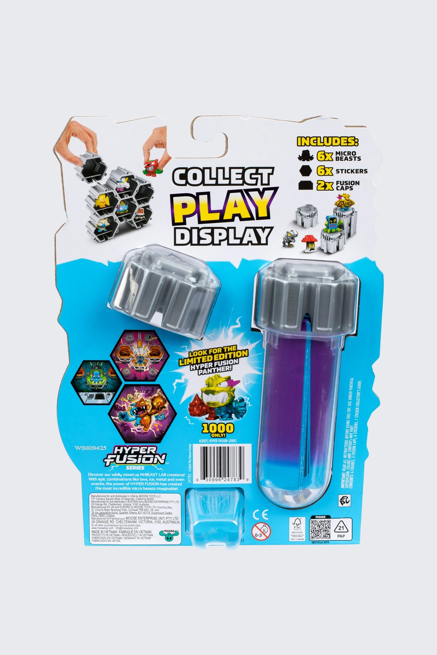 MrBeast Lab Swarms Lab Pack - Hyper Fusion Series, 6 Pack