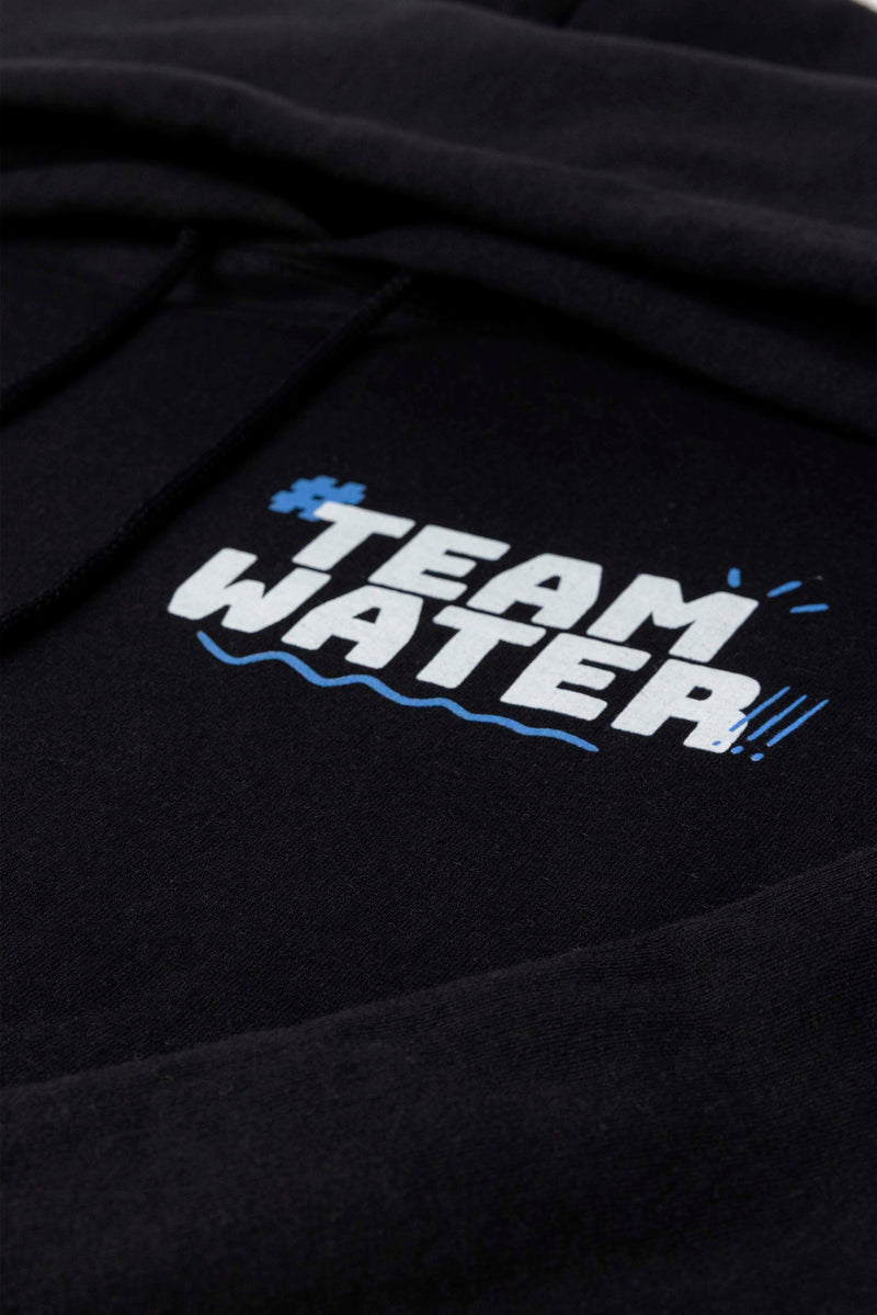 Teamwater Hashtag Hoodie - Black - Adult