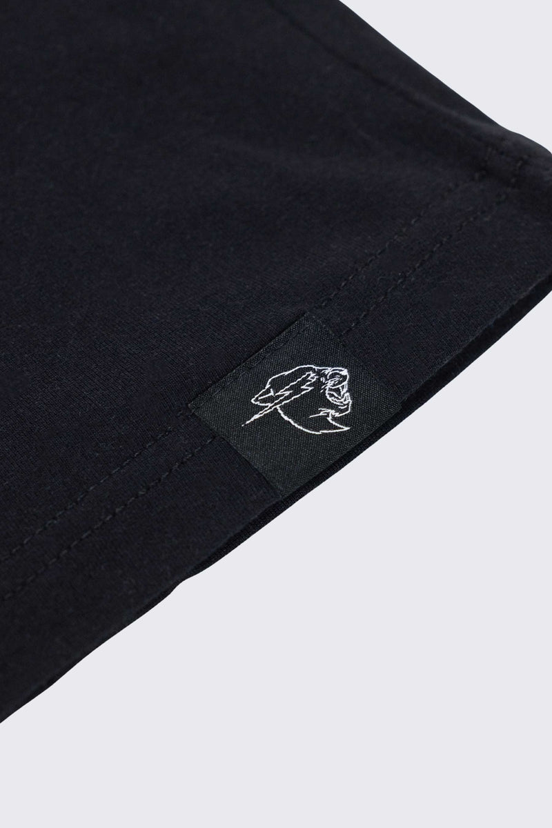 Beast Script Baseball Tee