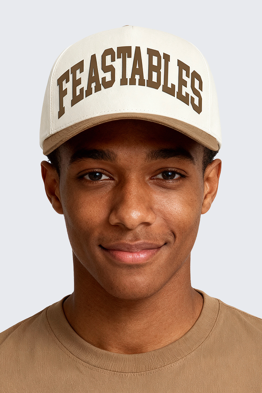 Feastables Two Tone Hat - Cream / Khaki