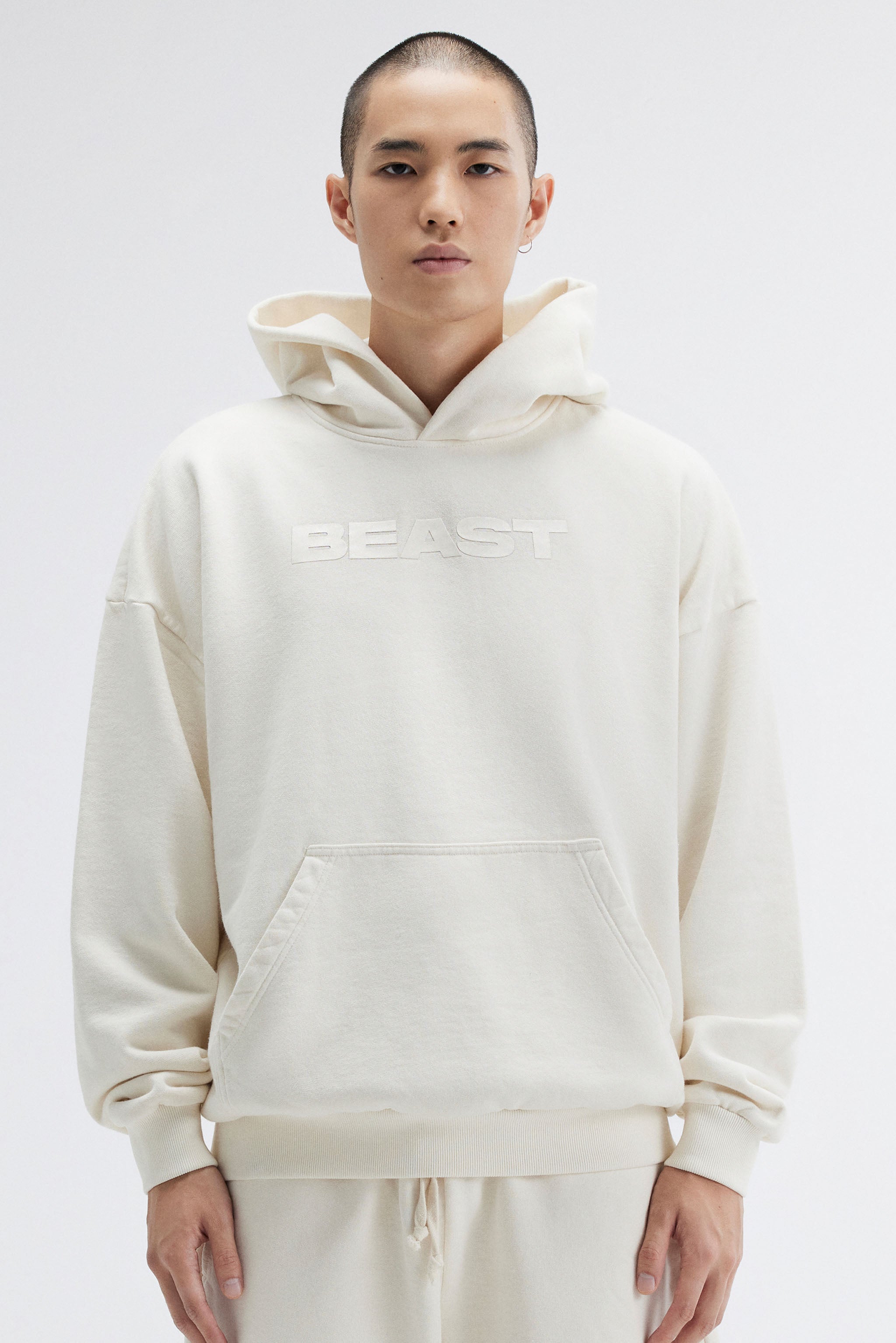 BEAST ORIGINALS HOODIE - OFF WHITE – MrBeast.store