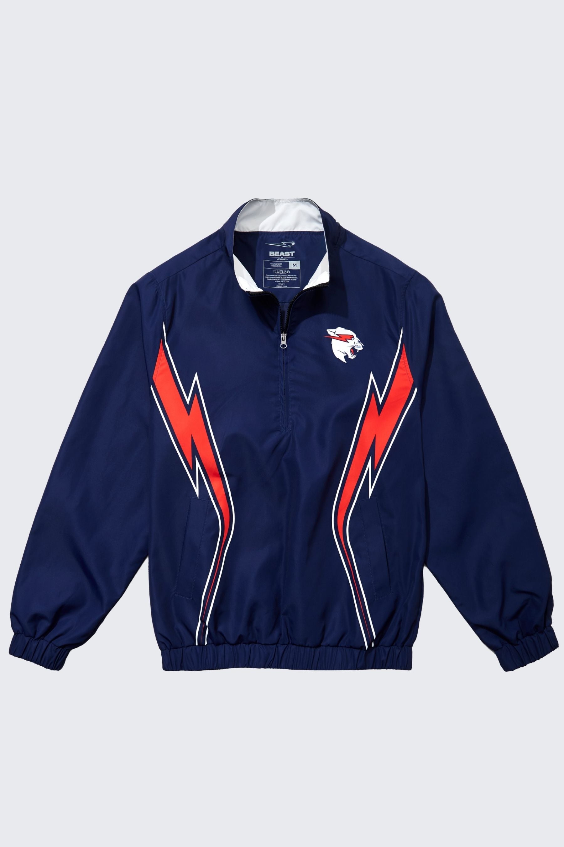 Beast Athletics Half-Zip Windbreaker | MrBeast Official – MrBeast