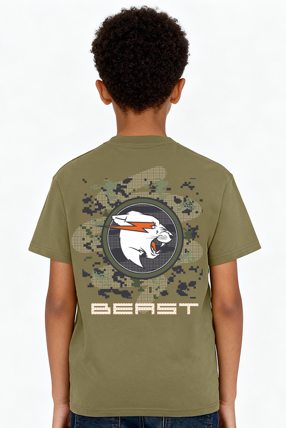 Youth 8 Bit Camo Tee