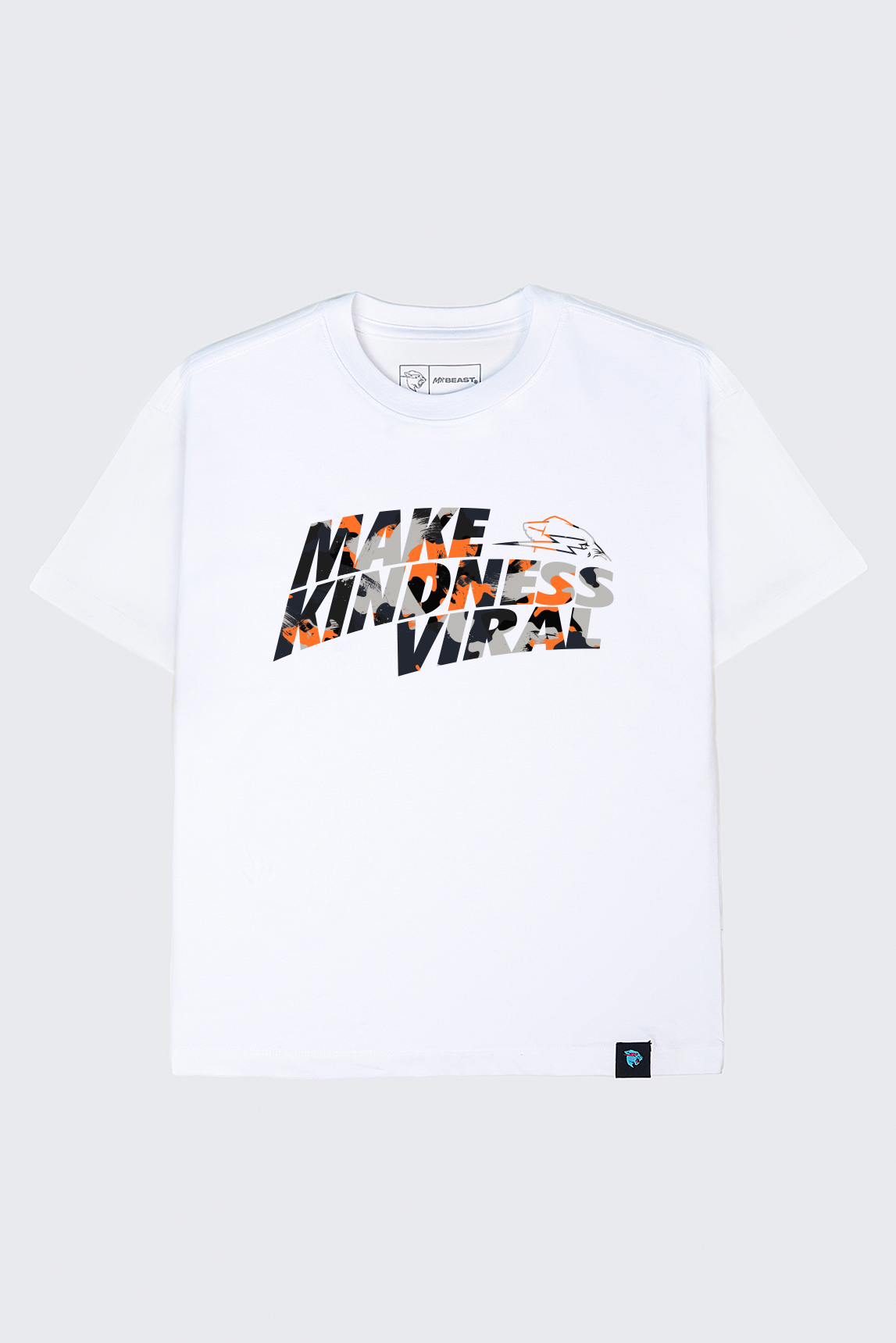 Youth Viral Camo Tee - White