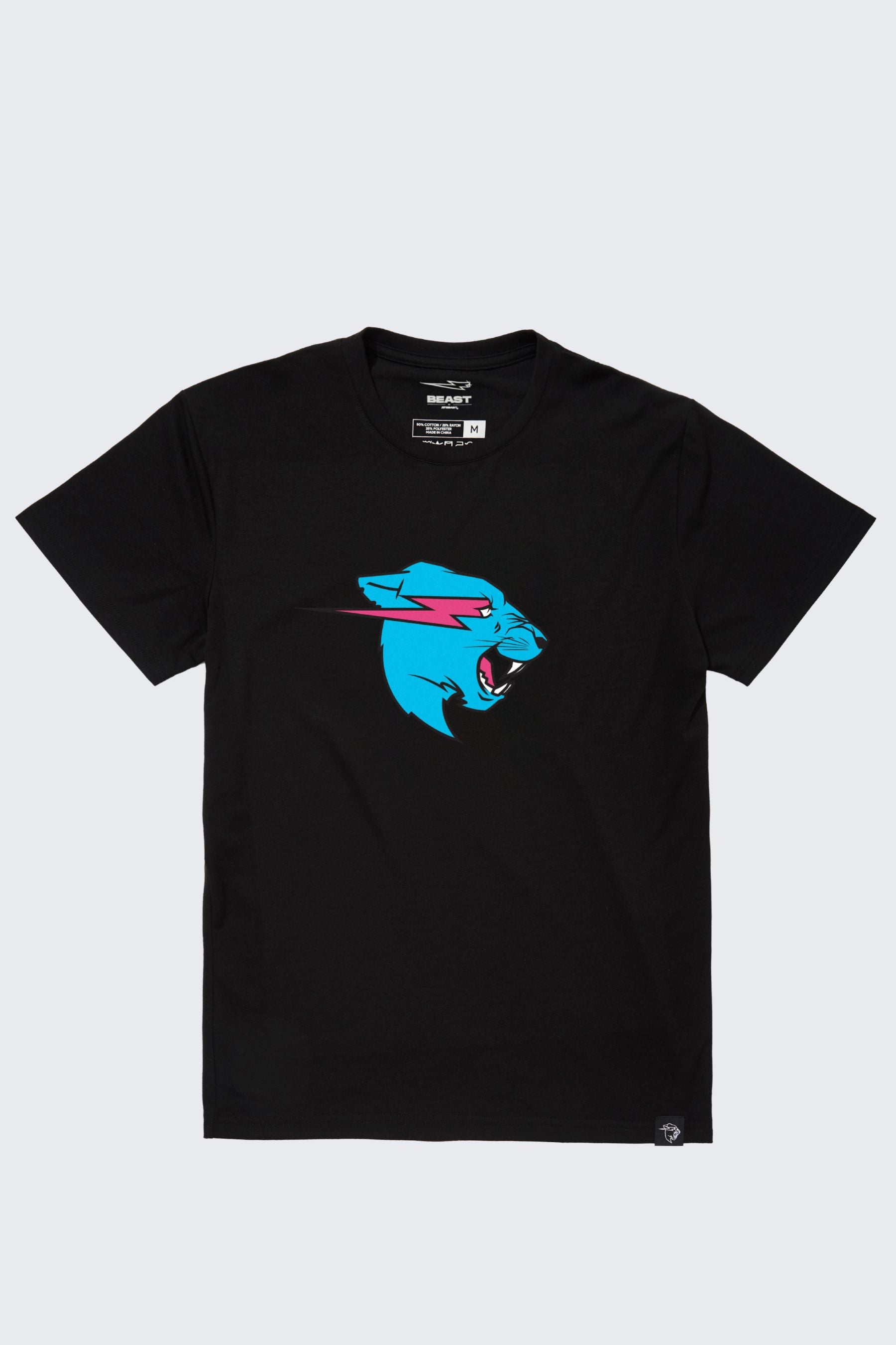 Youth Panther Tee - Black – MrBeast.store