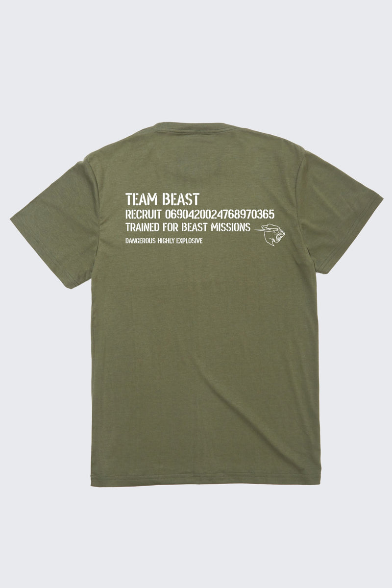Youth Recruit Tee - Military Green