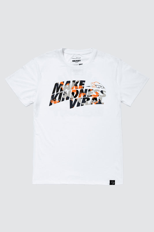 Youth Viral Camo Tee - White