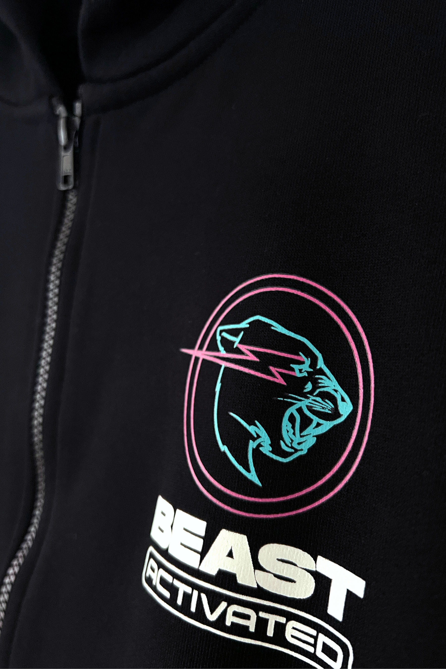 Glow In The Dark Beast Activated Zip Hoodie – MrBeast.store