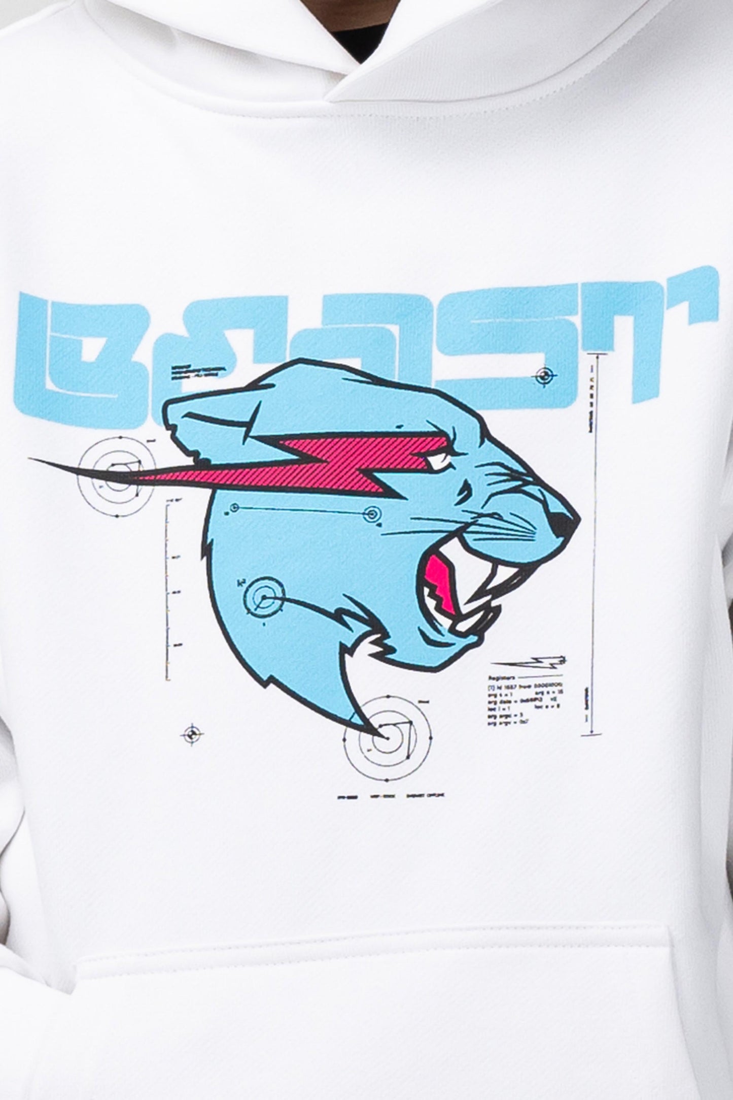 KIDS EXOBYTE HOODIE - WHITE