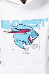 KIDS EXOBYTE HOODIE - WHITE