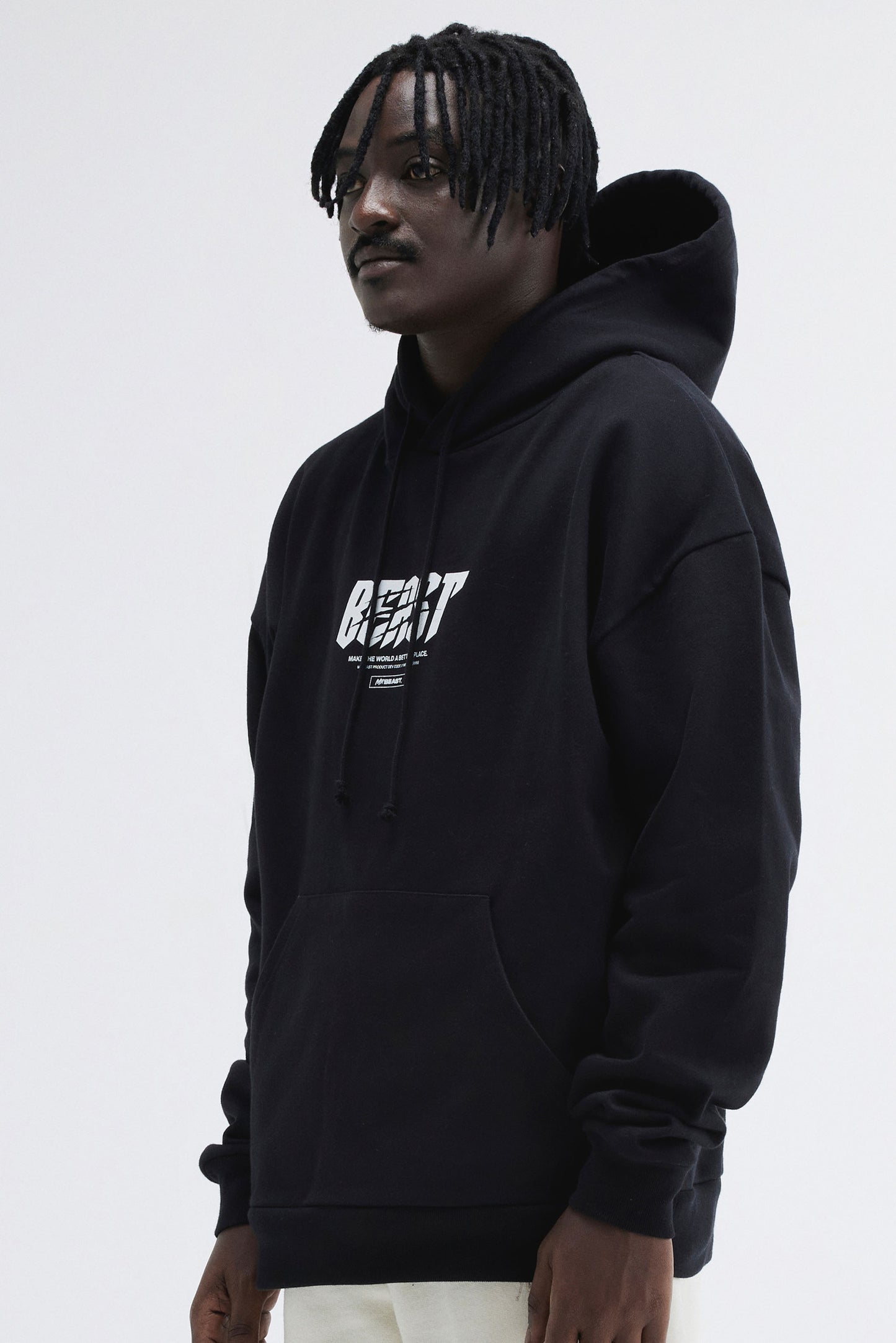 SHREDDER PULLOVER HOODIE - BLACK