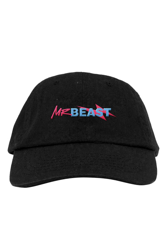 BEAST EMBROIDERED HAT - BLACK