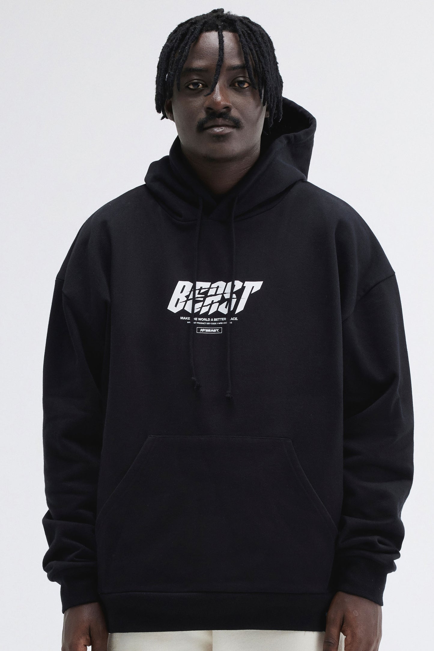 SHREDDER PULLOVER HOODIE - BLACK