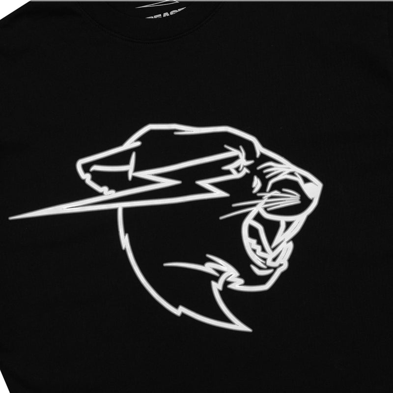 Beast Panther UV Reactive S/Sleeve Tee - Black/Pink