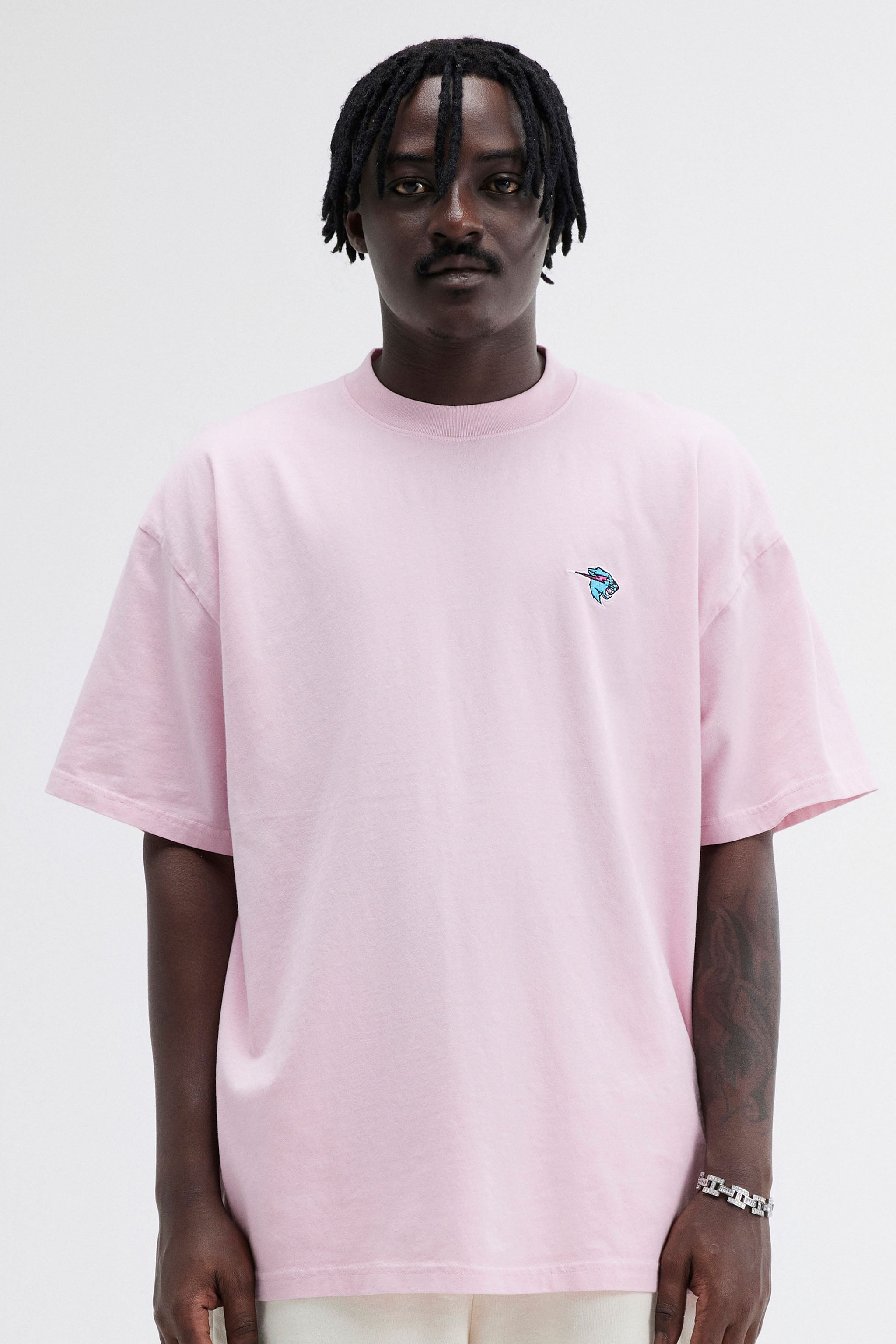 PREMIUM LOGO SS TEE - LIGHT PINK