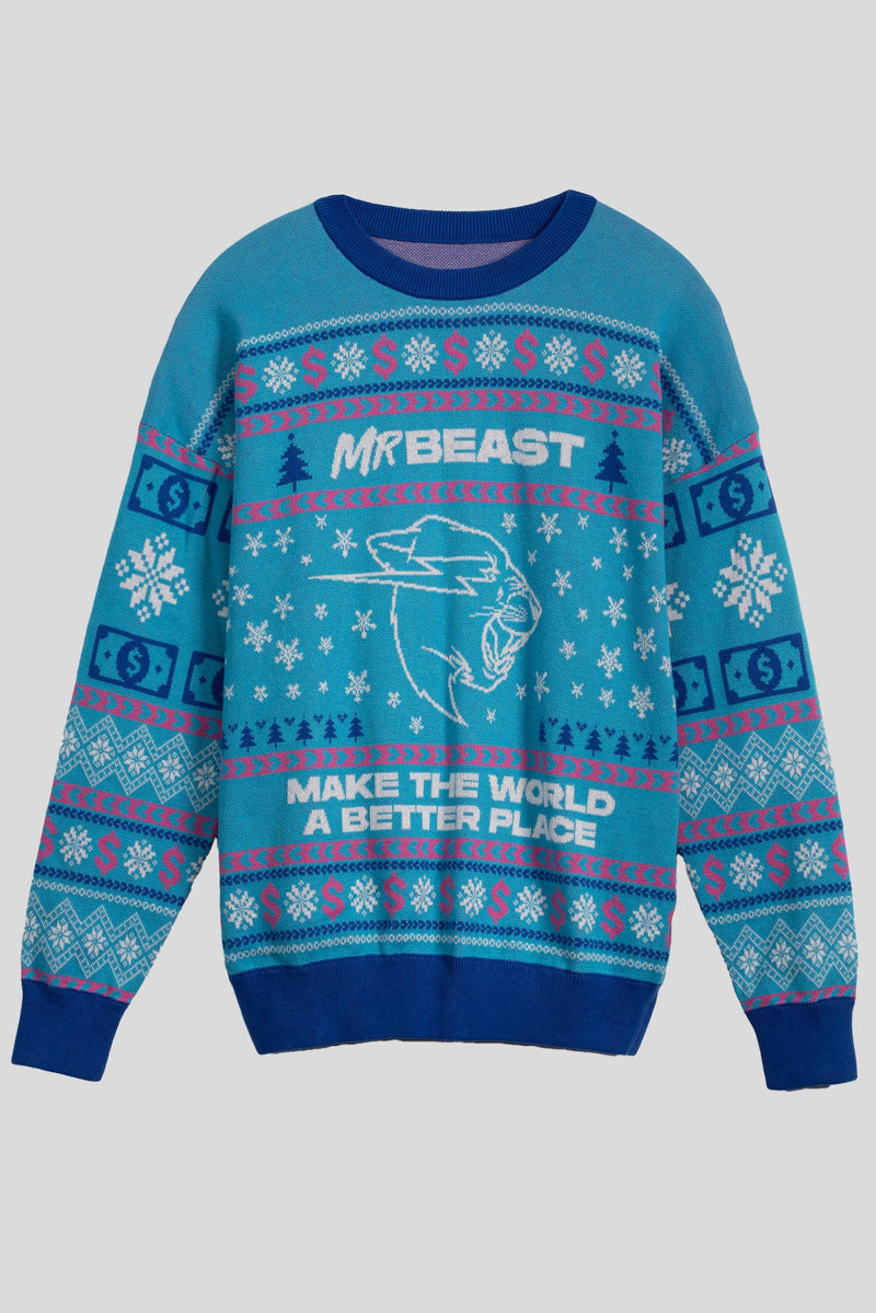 MrBeast Holiday Sweater - Limited Edition - Adult