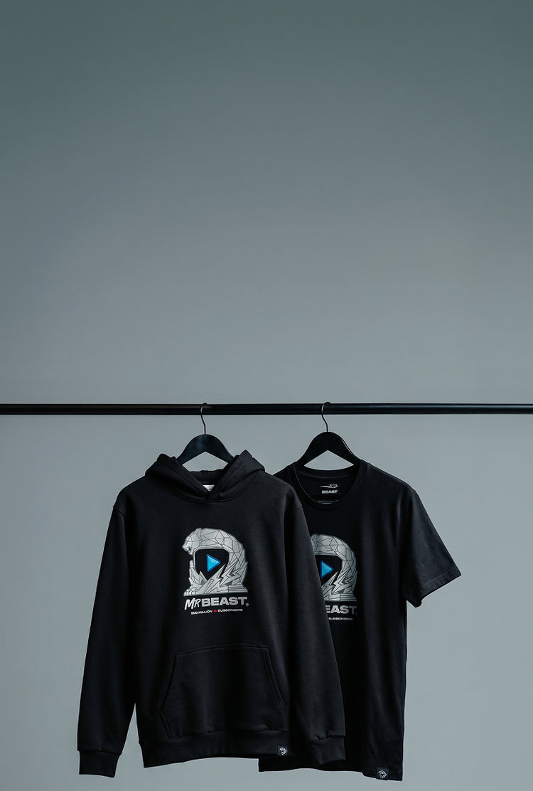 LIMITED EDITION DROP |  HALF A BILLION STRONG | Secure your piece of the channel's history with the official tee and hoodie before the timer runs out!