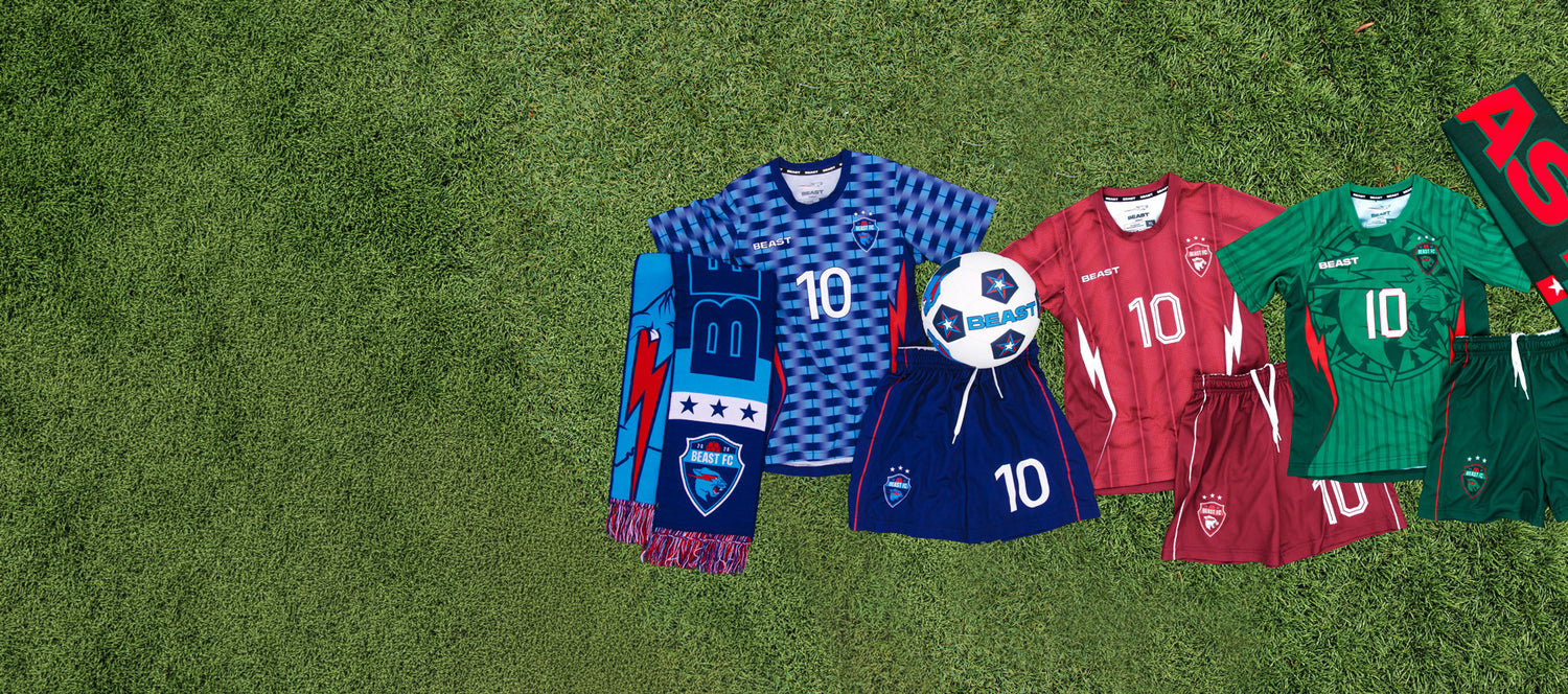 Introducing BEAST FC Global energy packed into gear for the pitch, the party, and beyond.