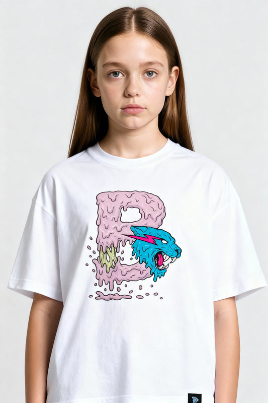 Youth Dripper Tee - White